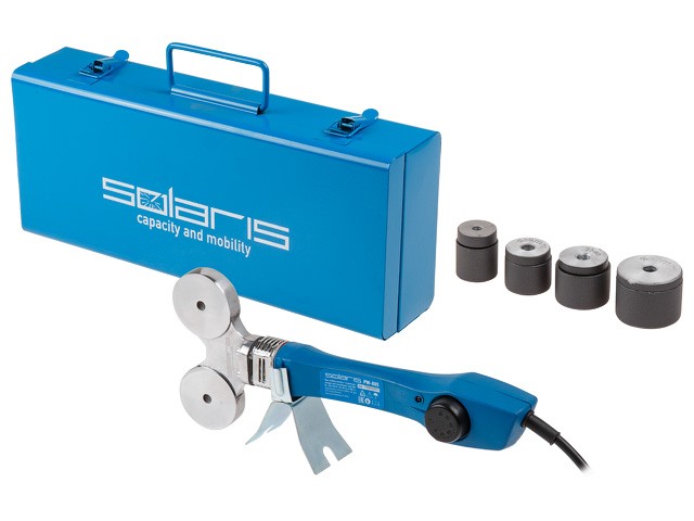 Сварочный аппарат для полимерных труб Solaris PW-804 (800 Вт; 4 насадки: 16, 20, 25, 32 мм) (SOLARIS)